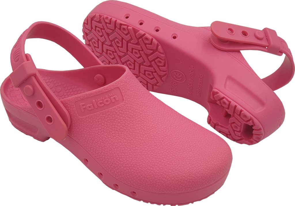 Cleanroom Clogs Pink Strapped